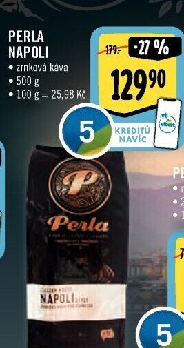 Zrnková káva Napoli AH Perla