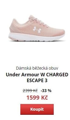 Dámská běžecká obuv Under Armour W CHARGED ESCAPE 3