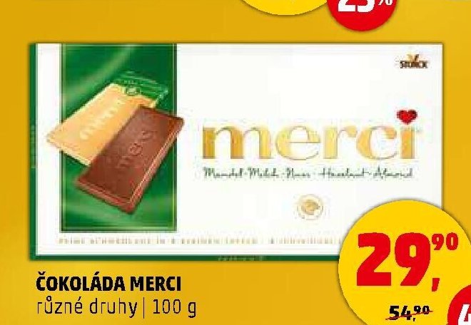 Čokoláda Merci