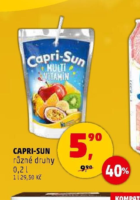 CAPRI-SUN různé druhy