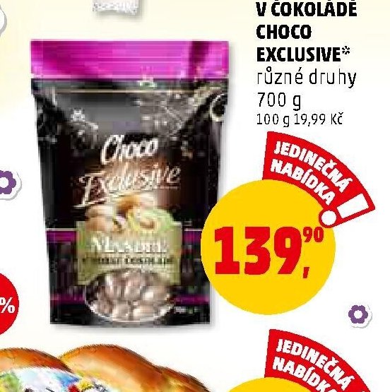 Mandle v čokoládě Choco Exclusive
