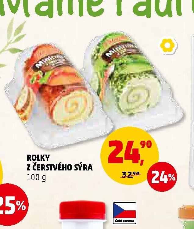 Rolky z čerstvého sýra