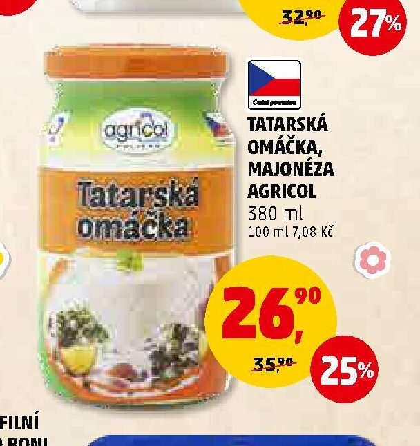 Tatarská omáčka Agricol