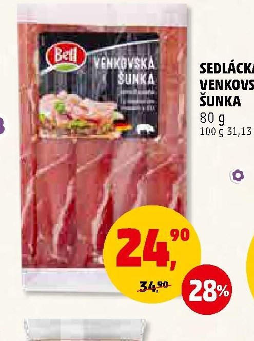 SEDLÁCKÁ ŠUNKA, VENKOVSKÁ ŠUNKA
