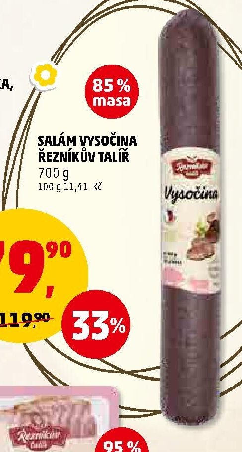 SALÁM VYSOČINA ŘEZNÍKŮV TALÍŘ