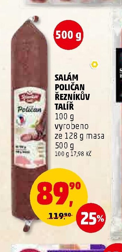 SALÁM POLIČAN ŘEZNÍKŮV TALÍŘ