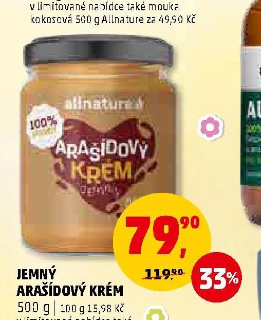 JEMNÝ ARAŠÍDOVÝ KRÉM