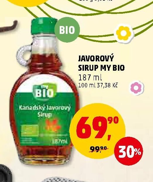 JAVOROVÝ SIRUP MY BIO