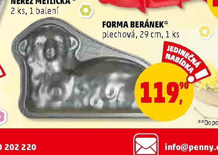 FORMA BERÁNEK (plechová)