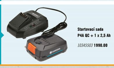 Startovací sada P4A QC + 1 x 2,5 Ah - Hornbach akcniletaky.com