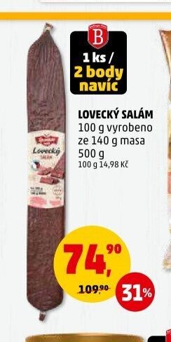 Lovecký salám 500 g