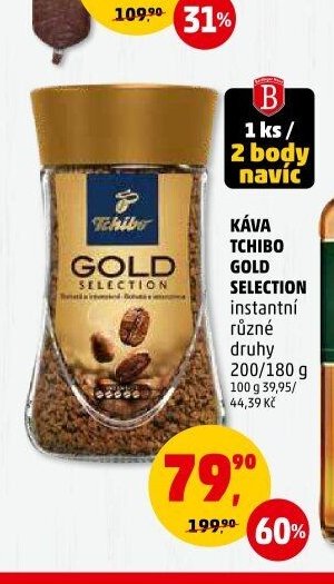 Káva Tchibo Gold Selection 200/180 g