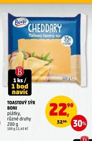 TOASTOVÝ SÝR BONI