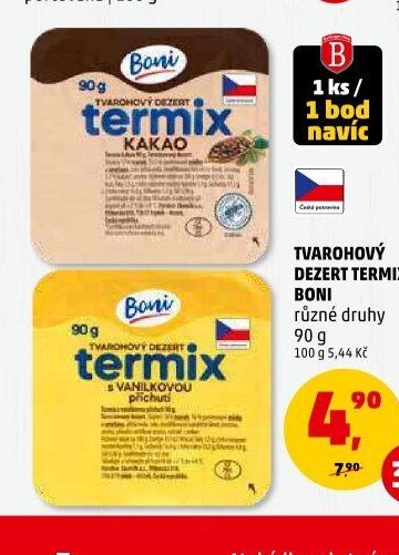 TVAROHOVÝ DEZERT TERMIX BONI