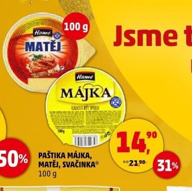 PAŠTIKA MÁJKA, MATĚJ, SVAČINKA