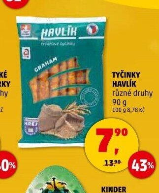 TYČINKY HAVLÍK