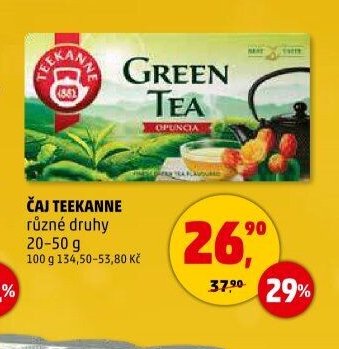 Čaj Teekanne různé druhy 20-50 g