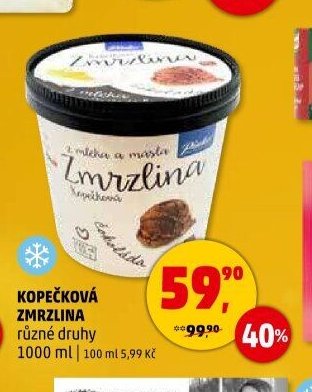 KOPEČKOVÁ ZMRZLINA