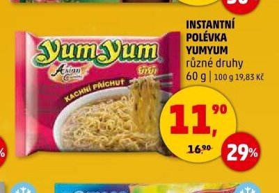 INSTANTNÍ POLÉVKA YUMYUM
