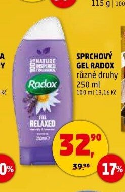 SPRCHOVÝ GEL RADOX