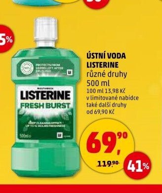 ÚSTNÍ VODA LISTERINE