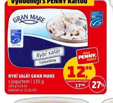 RYBÍ SALÁT GRAN MARE s jogurtem, 135 g