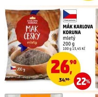 Mák Karlova Koruna