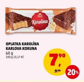 Oplatka Karolína Karlova Koruna