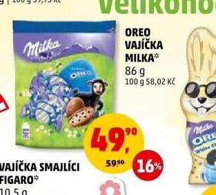 Oreo vajíčka Milka