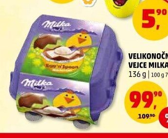 Velikonoční vejce Milka