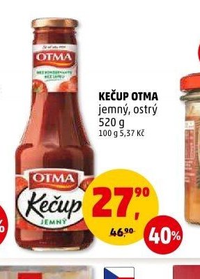 Kečup Otma jemný, ostrý