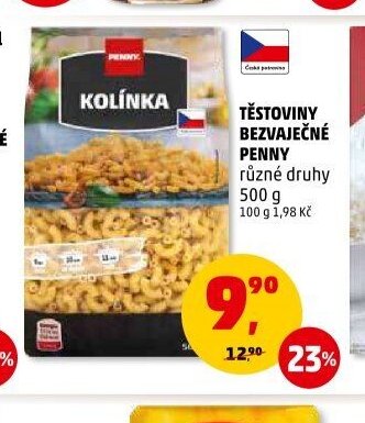 Těstoviny bezvaječné Penny