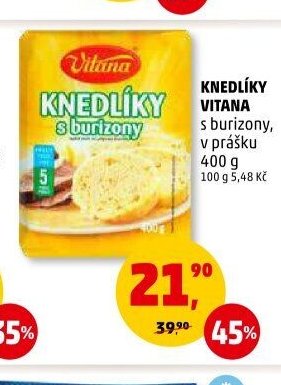 Knedlíky Vitana s burizony