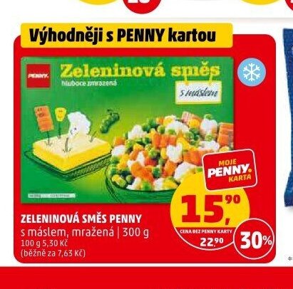 Zeleninová směs Penny s máslem
