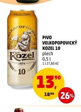 PIVO VELKOPOPOVICKÝ KOZEL 10