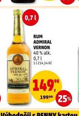 RUM ADMIRAL VERNON