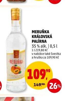 MERUŇKA KRÁLOVSKÁ PALÍRNA