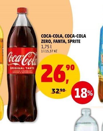 Coca-Cola, Coca-Cola Zero, Fanta, Sprite