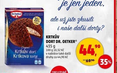 KRTKŮV DORT DR. OETKER