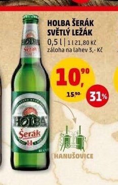 HOLBA ŠERÁK SVĚTLÝ LEŽÁK