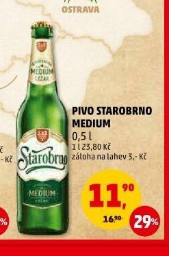 PIVO STAROBRNO MEDIUM