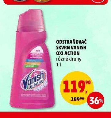 ODSTRAŇOVAČ SKVRN VANISH OXI ACTION