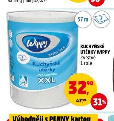 Kuchyňské utěrky Wippy