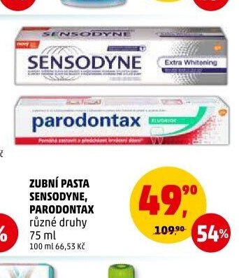 Zubní pasta Sensodyne, Parodontax