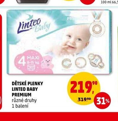 Dětské plenky Linteo Baby Premium