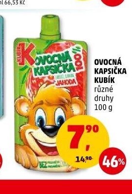 Ovocná kapsička Kubík