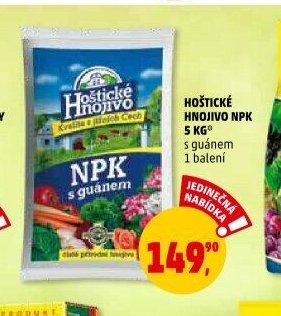 HOŠTICKÉ HNOJIVO NPK