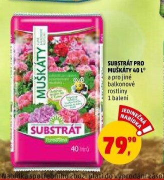 Substrát pro muškáty 40 l