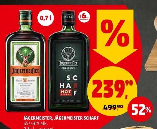 JÄGERMEISTER, JÄGERMEISTER SCHARF