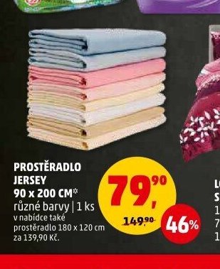 PROSTĚRADLO JERSEY